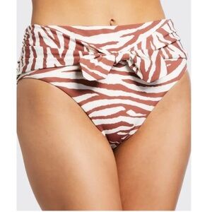 Veronica beard AZOIA tiger stripe bikini bottom